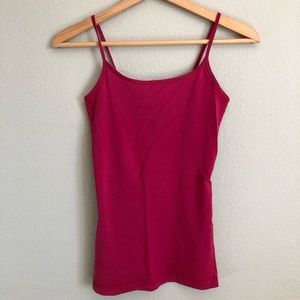 Wine red tank top